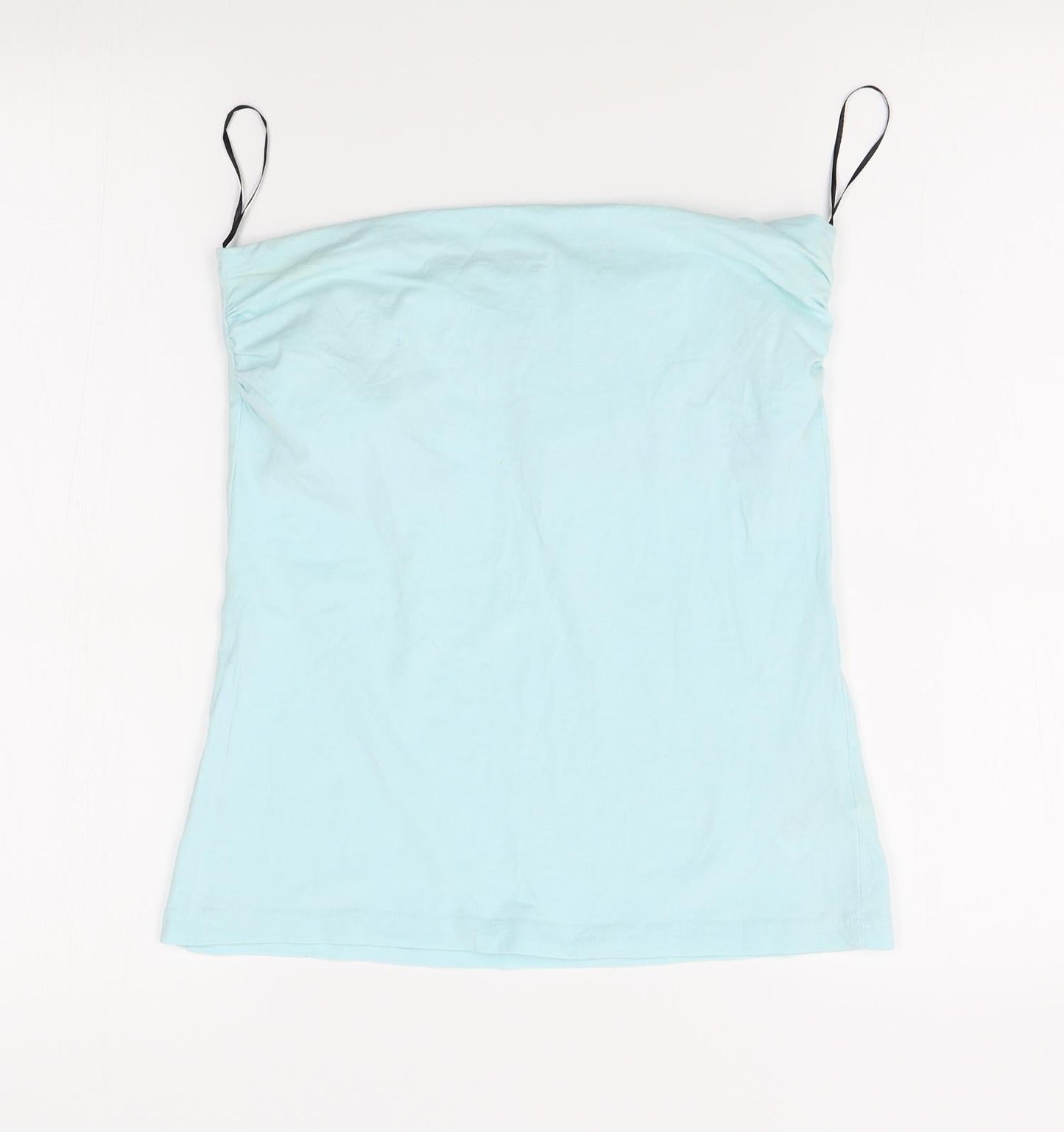 Womens UK Size M H&M Blue Basic Tank