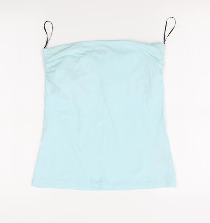 Womens UK Size M H&M Blue Basic Tank