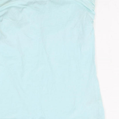 Womens UK Size M H&M Blue Basic Tank