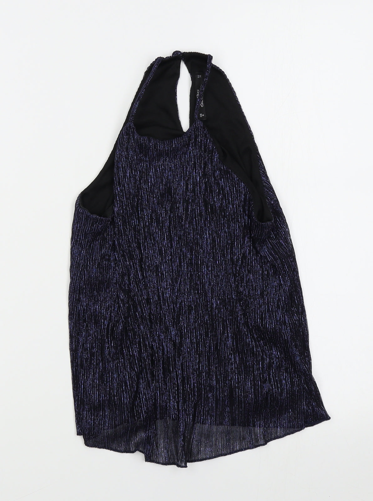 Miss Selfridge Womens Blue   Basic Tank Size 8