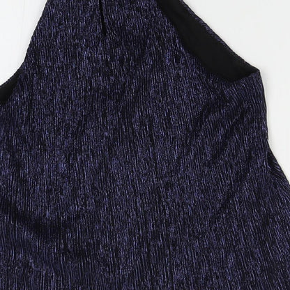 Miss Selfridge Womens Blue   Basic Tank Size 8