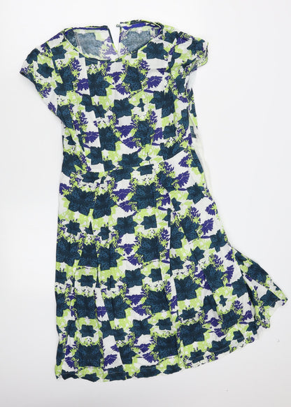 H&M Womens Red Floral  Shift  Size 8