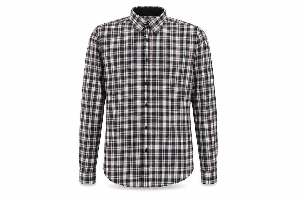 Mens UK Size S Topman Grey  Button-Up Long Sleeve Casual Shirt