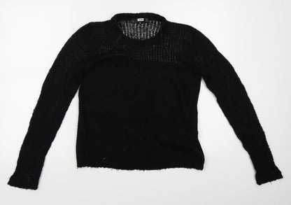 Bikbok Womens Black   Pullover Jumper Size S