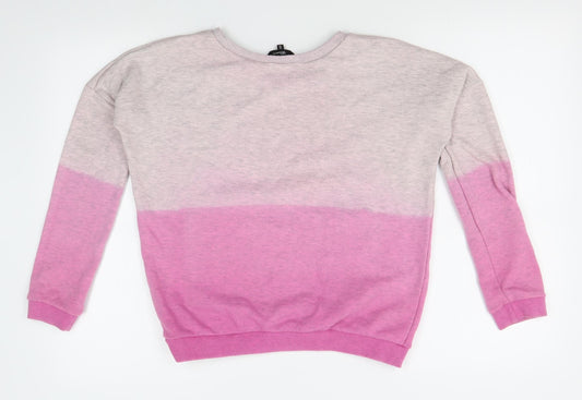 Womens UK Size S New Look Grey Pullover Jumper