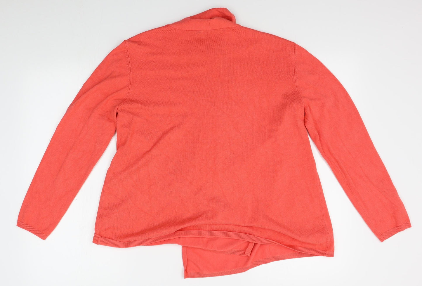 Womens UK Size XL st bernard Orange Wrap Jumper