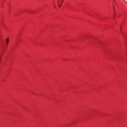 TU Baby Red   Pullover Jumper Size 3-6 Months  - Cat and Mouse