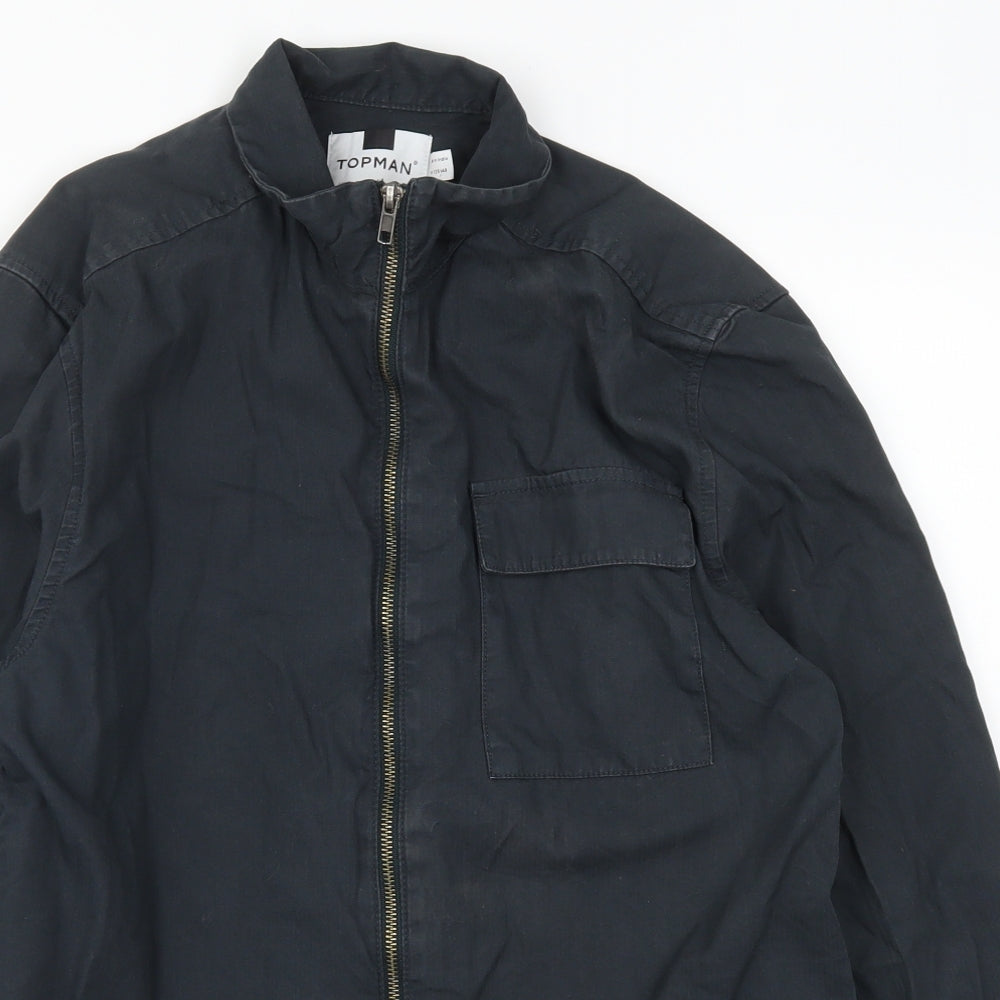 Mens UK Size S Topman Grey Jacket
