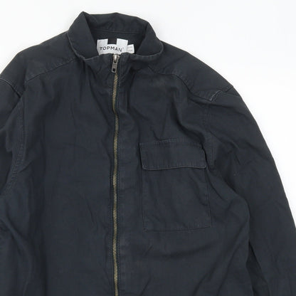 Mens UK Size S Topman Grey Jacket