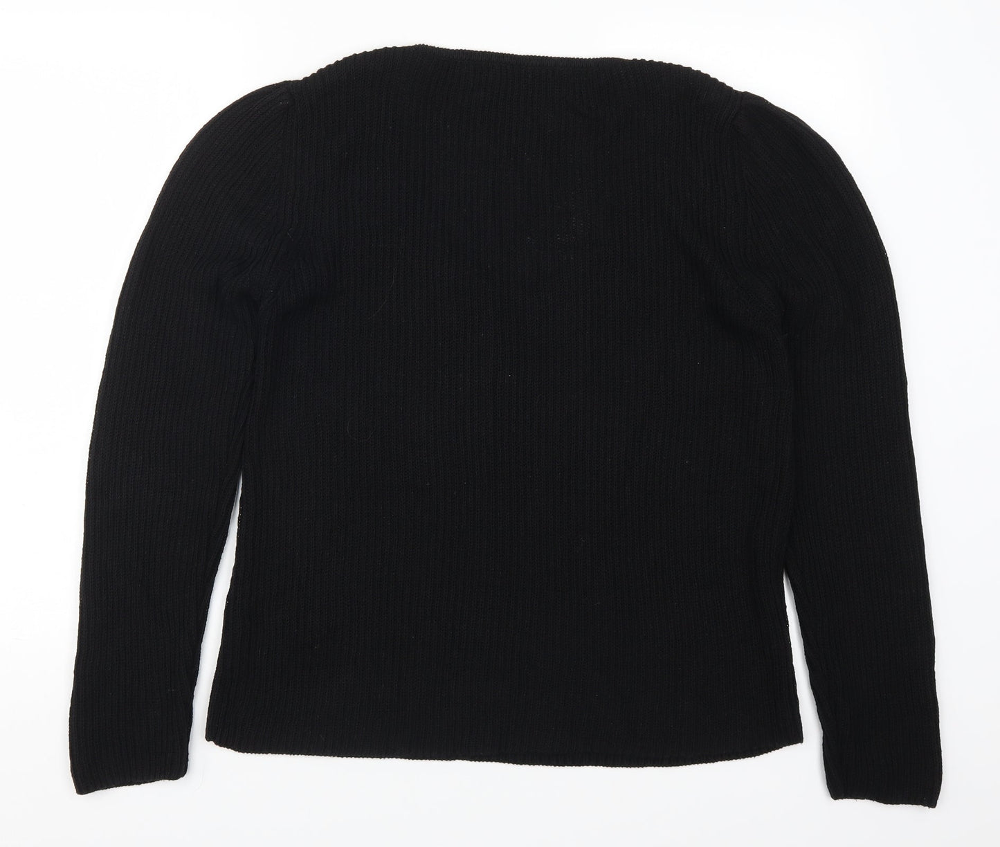 Womens UK Size 14 NEXT Black Pullover Jumper