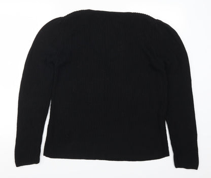 Womens UK Size 14 NEXT Black Pullover Jumper