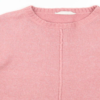 Matalan Girls Pink  Knit Pullover Jumper Size 15 Years