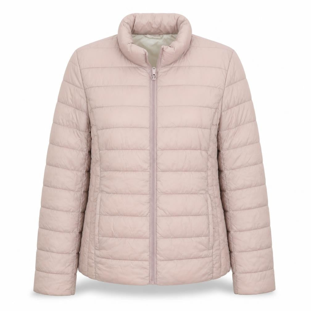 Womens UK Size 6 Primark Pink Quilted Coat