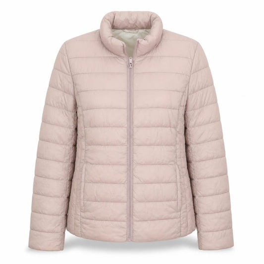 Womens UK Size 6 Primark Pink Quilted Coat