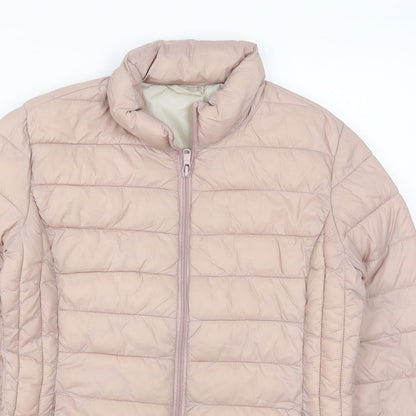 Primark Womens Pink   Quilted Coat Size 6