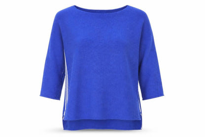 Womens UK Size S Preworn Blue Pullover Jumper