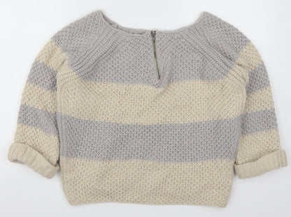 Womens UK Size 10 River Island Grey Pullover Jumper