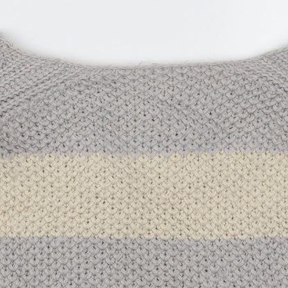 Womens UK Size 10 River Island Grey Pullover Jumper
