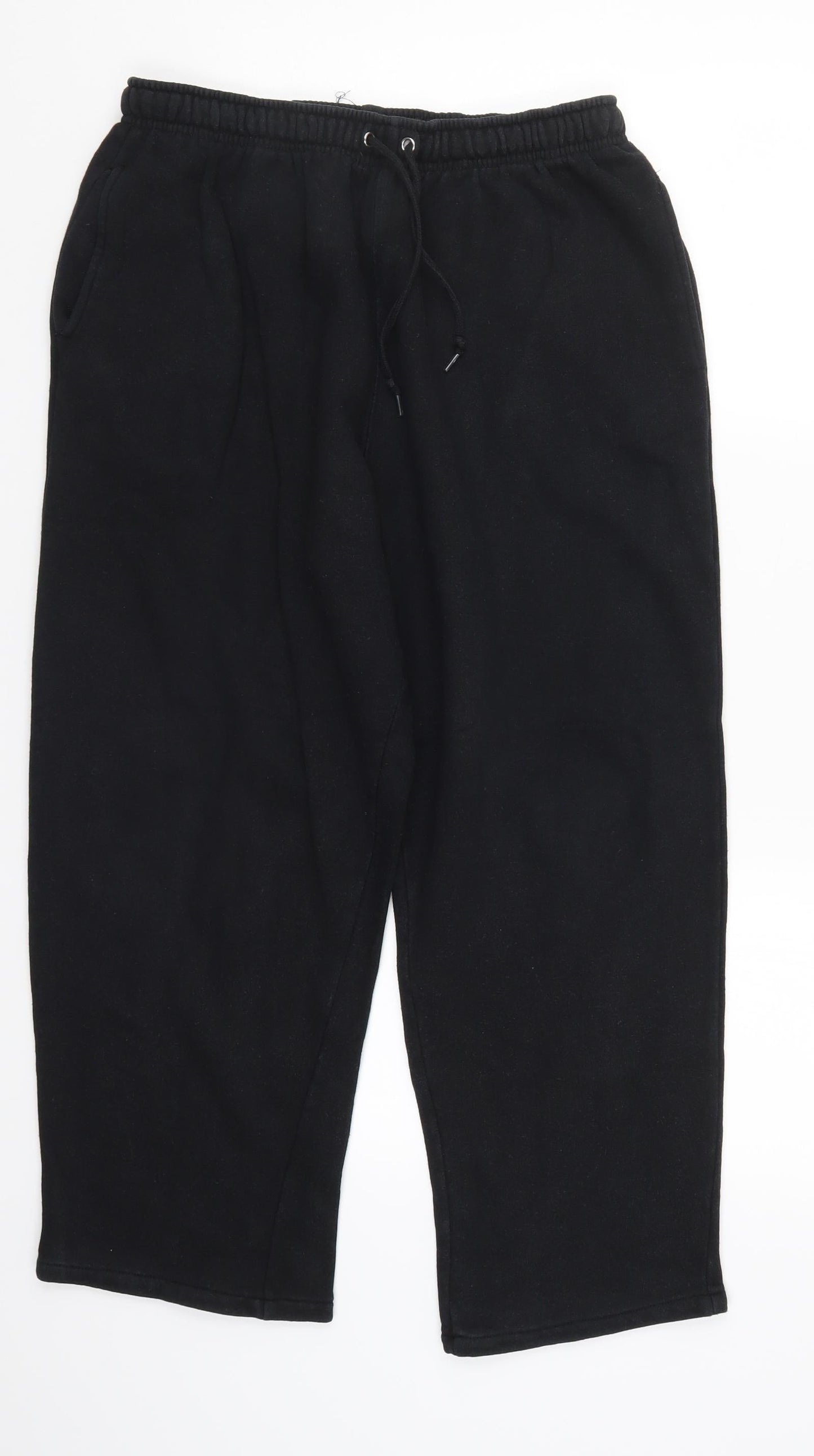 Preworn Mens Black   Cropped Trousers Size 30 L24 in