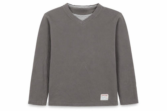 Pia Italia Boys Brown   Basic T-Shirt Size 8-9 Years