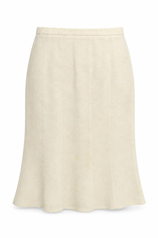 Frankenwalder Womens Beige   Flare Skirt Size 10