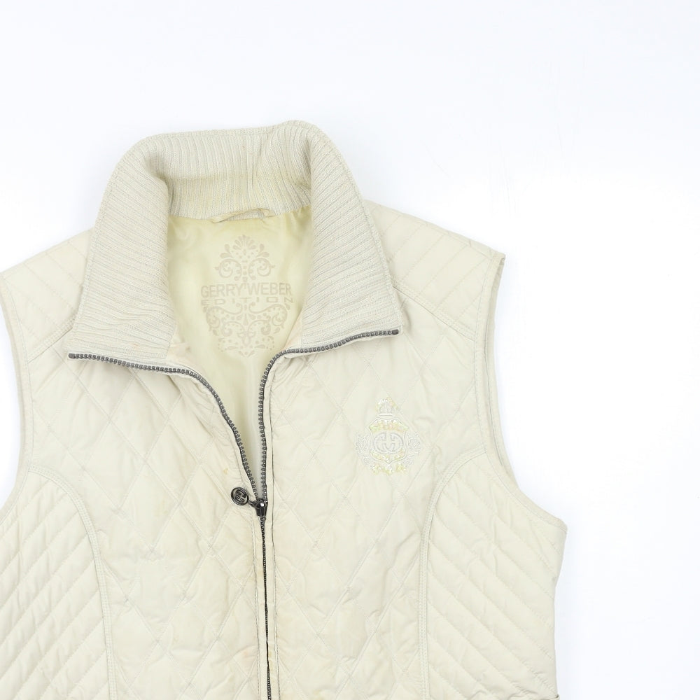 Gerry Weber Womens Ivory   Jacket Blazer Size 14