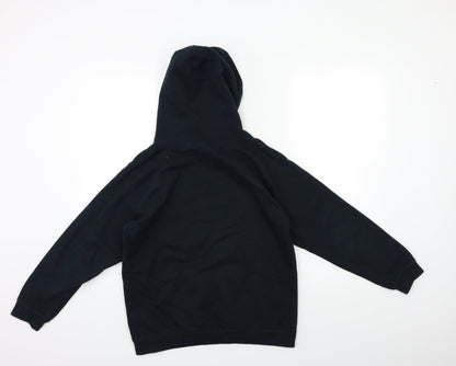 Awdis Girls Black   Pullover Hoodie Size 12 Years  - CANTER ON