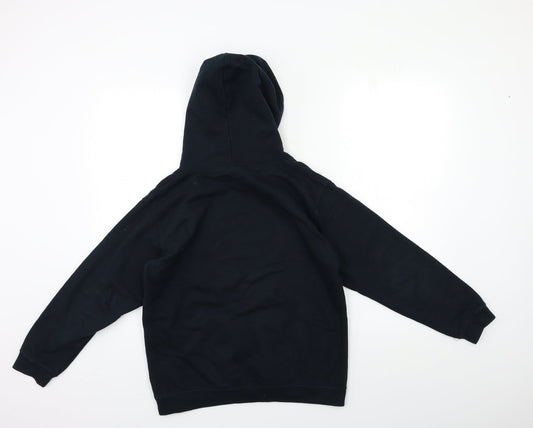Awdis Girls Black   Pullover Hoodie Size 12 Years  - CANTER ON