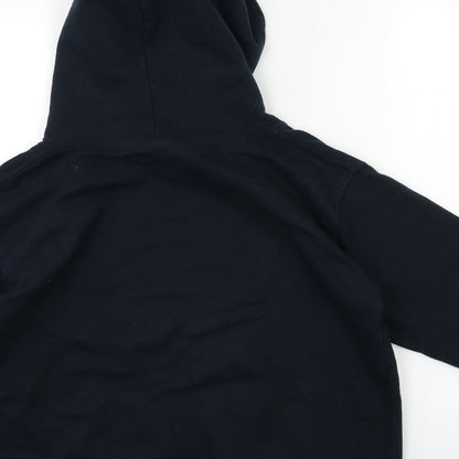 Awdis Girls Black   Pullover Hoodie Size 12 Years  - CANTER ON