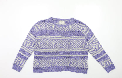 Womens UK Size XL Springfield Blue Pullover Jumper
