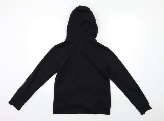 LA Gear Girls Black  Jacquard Full Zip Hoodie Size 12 Years