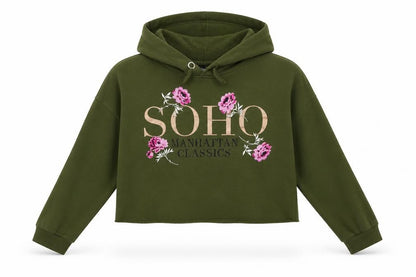 New Look Girls Green   Pullover Hoodie Size 12 Years