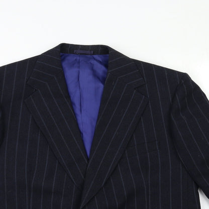 Mens UK Size 42 Preworn Regular Blue Suit Jacket