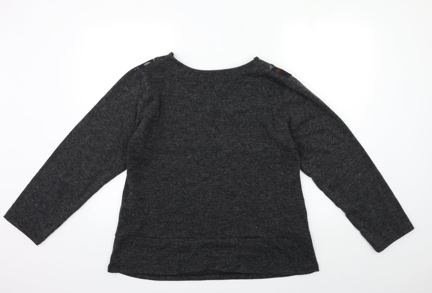 Womens UK Size 6 Preworn Grey Pullover Jumper