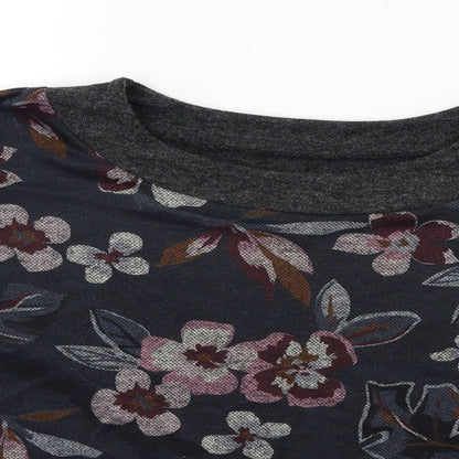 Womens UK Size 6 Preworn Grey Pullover Jumper