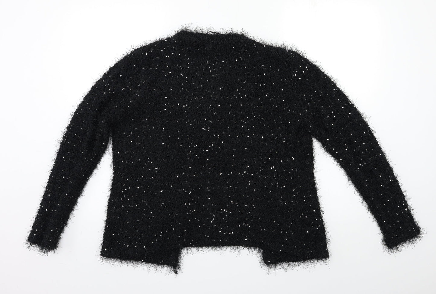 Womens UK Size M Angelina Black Cardigan Jumper