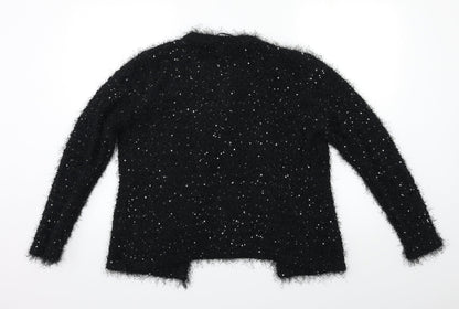 Womens UK Size M Angelina Black Cardigan Jumper