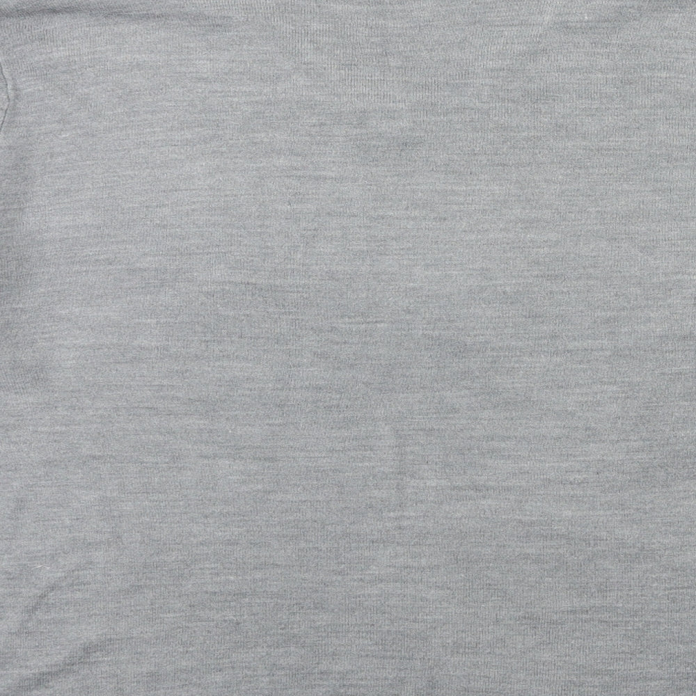 George Mens Grey  Knit Pullover Jumper Size M