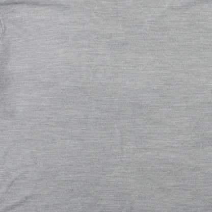 George Mens Grey  Knit Pullover Jumper Size M