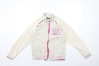 LA Gear Girls Grey   Jacket  Size 14 Years