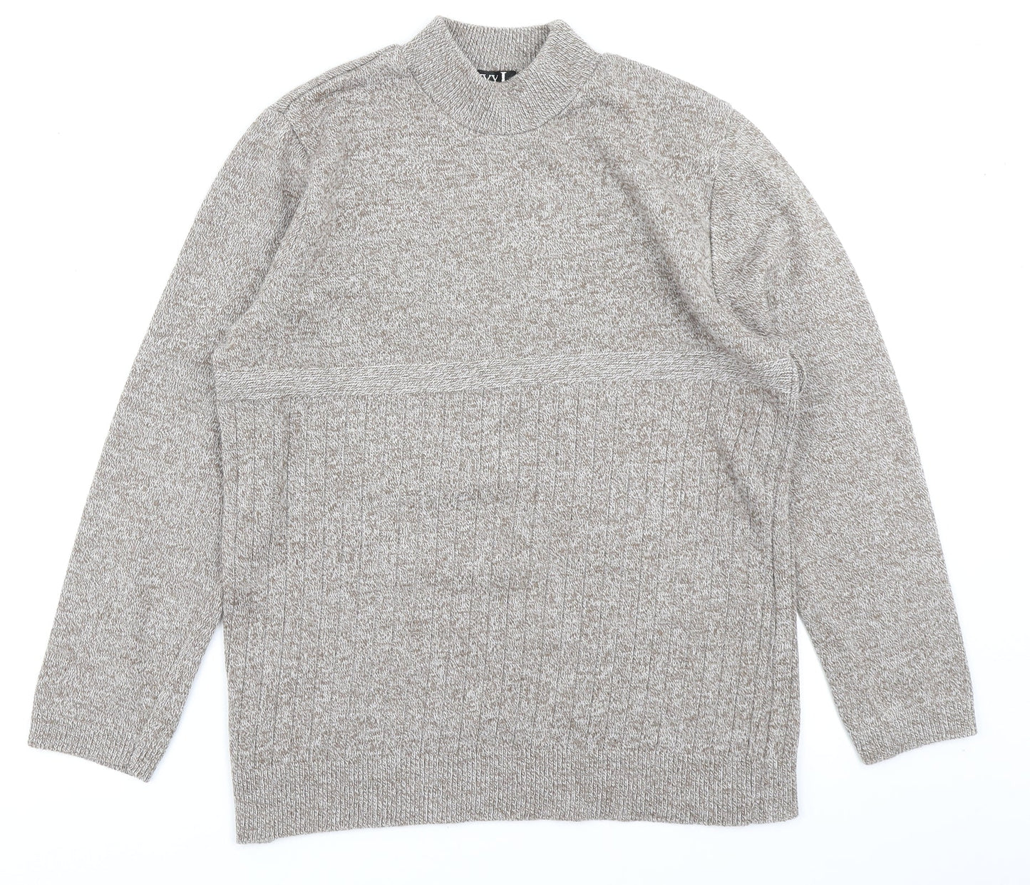 Womens UK Size L Envy Brown Pullover Jumper