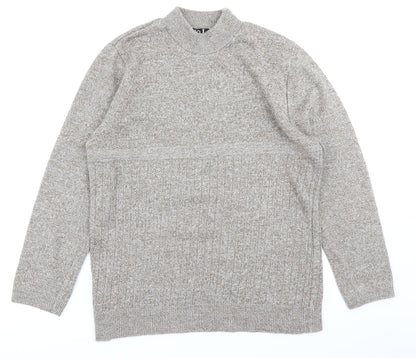 Womens UK Size L Envy Brown Pullover Jumper