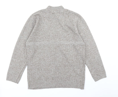 Womens UK Size L Envy Brown Pullover Jumper