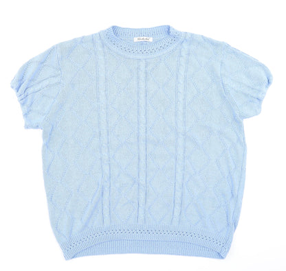 Womens UK Size 14 Berkertex Blue Pullover Jumper