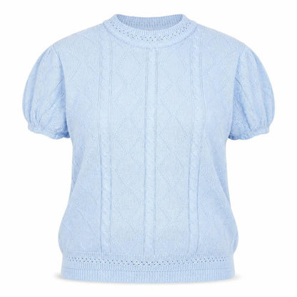 Womens UK Size 14 Berkertex Blue Pullover Jumper