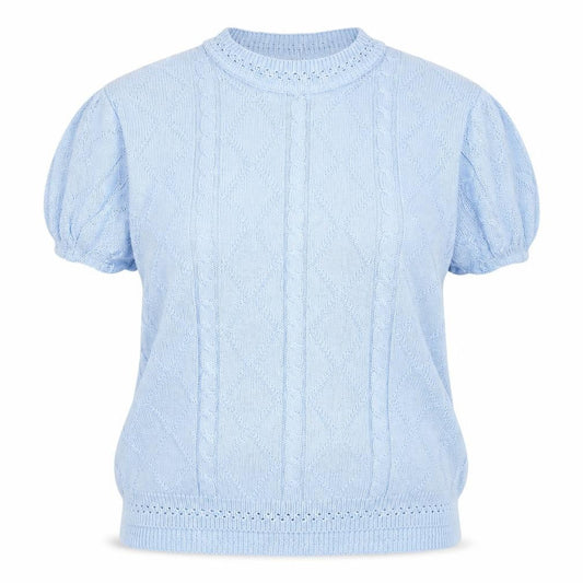 Womens UK Size 14 Berkertex Blue Pullover Jumper