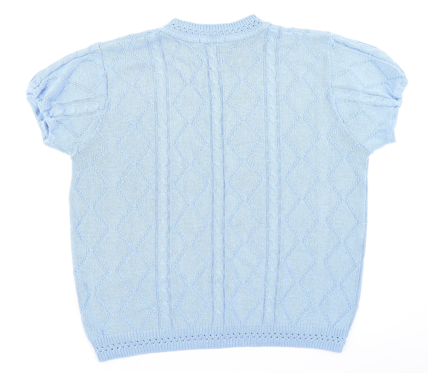 Womens UK Size 14 Berkertex Blue Pullover Jumper