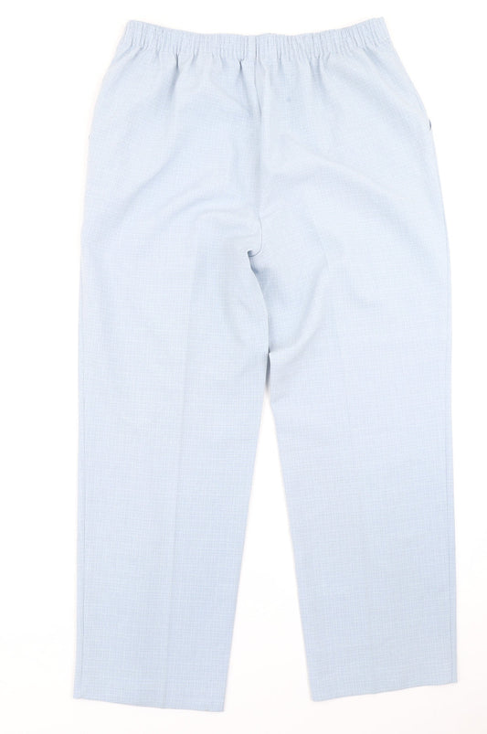 Womens UK Size 14 Marks & Spencer Regular Fit  Blue Trousers