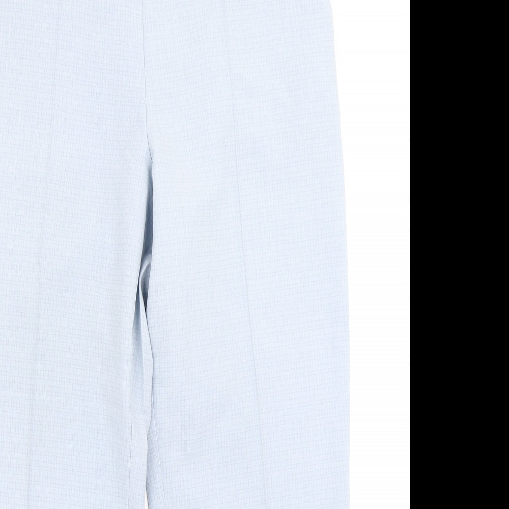 Womens UK Size 14 Marks & Spencer Regular Fit  Blue Trousers
