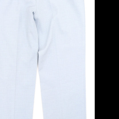 Womens UK Size 14 Marks & Spencer Regular Fit  Blue Trousers
